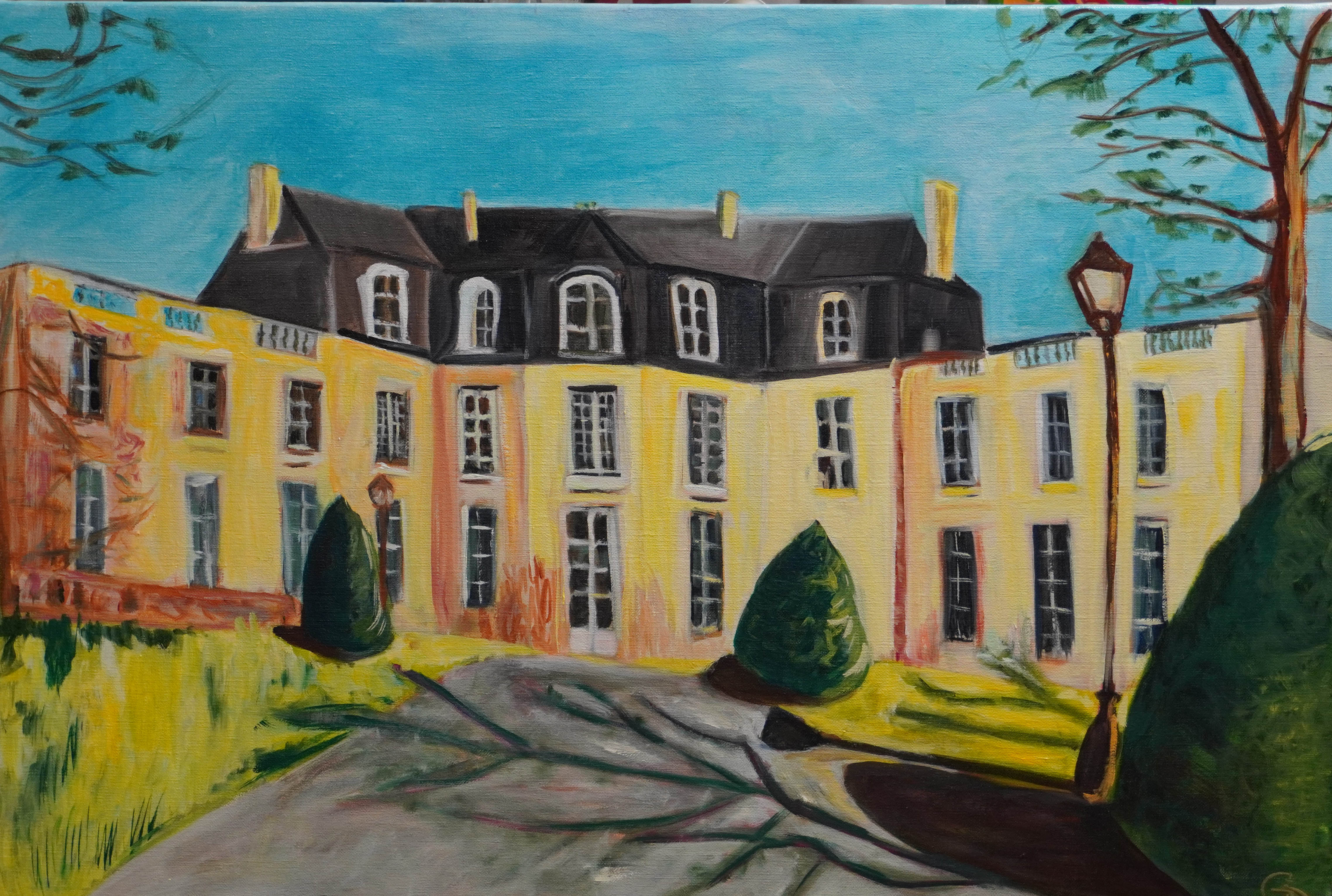 ete chateau belleville F20 92X73cm